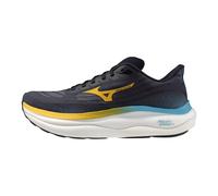 Mizuno Wave Sky 9 Mens, Scarpe da Corsa Uomo, Baritono Blu-Agrumi, 45 EU