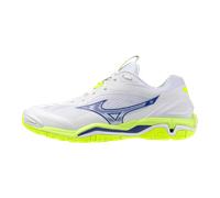 Scarpe indoor da uomo Mizuno Wave Stealth 6 White/Lightning Yellow/Dazzlin EUR 42,5