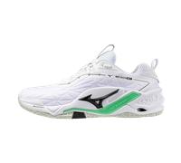 Mizuno WAVE STEALTH NEO 2 Scarpe da pallamano Bianco/Nero/Frozen Emerald Donna/Uomo Taglia40,5