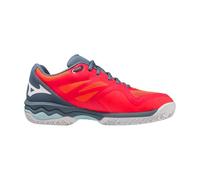Mizuno Wave Supera Il Cc Leggero, Scarpe Da Ginnastica Unisex - Adulto, Fiery Coral 2/White/China Blue, 38.5 EU