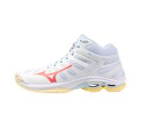 Mizuno Wave Voltage 2 Mid White/CalypsoCoral/PaleBanana da Donna 40.5 Bianco