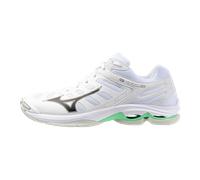 Mizuno WAVE VOLTAGE 2 Scarpe da pallavolo Bianco/Nero/Frozen Emerald Donna/Uomo Taglia43