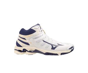Mizuno Wave Voltage Mid White/Blueribbon/Mp Gold 46 Bianco
