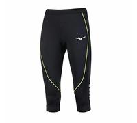 Mizuno WOM Premium 3/4 Tight - Leggings da Donna, Donna, Maglie, U2EB870109, Nero/Nero, XS
