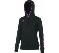 Mizuno Wom Sweat Hoodie Scarpe da allenamento Nero Donna TagliaL