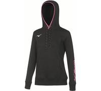 Mizuno Wom Sweat Hoodie Scarpe da allenamento Nero Donna TagliaM