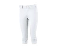 Mizuno Women's Prospect Softball Pant Pantaloni, Bianco, S Donna