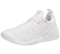 Mizuno Women's Wave Luminous 2 Volleyball Shoe, White-Silver, 9.5