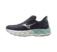 Mizuno Women's Wave Sky 8 Running Shoe, India Ink-Silver, 7