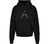 MJ Gonzales Felpa 'Higher Than Heaven' nero / bianco Uomo MJ Gonzales XXL nero / bianco