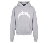 MJ Gonzales Felpa 'Higher Than Heaven V.3' grigio / bianco Uomo MJ Gonzales XL grigio / bianco