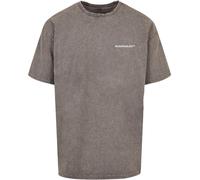 MJ Gonzales Maglietta Acid Washed Heavy Oversize Tee Asphalt M Grigio