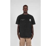 MJ GONZALES Maglietta Metamorphose V.2 Acid Washed Heavy Oversized Tee MJG11606 S Nero