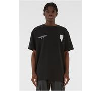MJ GONZALES Maglietta Metamorphose V.2 Heavy Oversized Tee MJG11605 S Nero