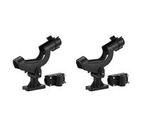 MJADAADE Supporti per canna da pesca resto regolabile rimovibile a 360 gradi Kayak barca strumenti di supporto accessori staffa palo