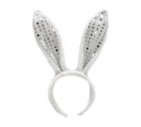 Mjaie Fasce per capelli con paillettes per ragazze spettacoli teatrali danza affascinante orecchie da donna carino fascia per capelli da donna