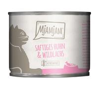 MjAMjAM 24 x 200 g umido per gatto - Pollo & Salmone Selvaggio