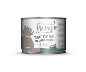 MjAMjAM 24 x 200 g umido per gatto - Vitello & Tacchino
