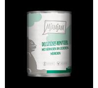 Mjamjam 400gx6 delizioso renna con pollo e carotine saporite