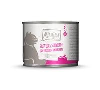 MjAMjAM 6 x 200 g umido gatto - Maiale con deliziose carotine