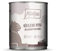 MjAMjAM 6 x 800 g umido gatto - Cavallo con zucca al vapore