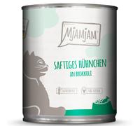 MjAMjAM 6 x 800 g umido gatto - Polletto con broccoli