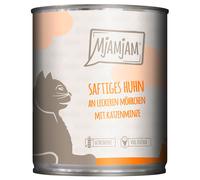MjAMjAM 6 x 800 g umido gatto - Pollo & Carotine
