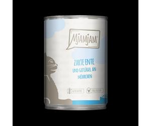 Mjamjam anatra tenera & pollame con deliziose carote 400gx6