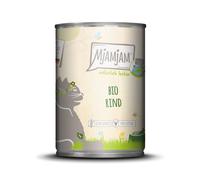 MjAMjAM Bio Naturally Delicious 6 x 400 g umido gatto - Manzo bio