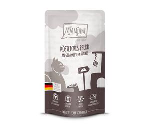 MjAMjAM Buste 12 x 125 g umido gatto - Cavallo