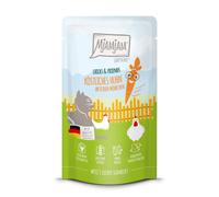 MjAMjAM Buste 12 x 125 g umido gatto - Chicks & Friends: Pollo & Carotine