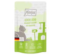 MjAMjAM Buste 12 x 125 g umido gatto - Manzo & Zucca al vapore