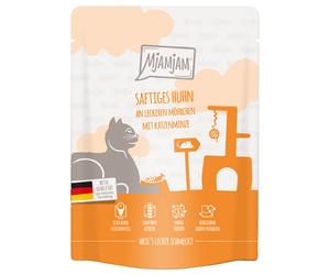 MjAMjAM Buste 24 x 300 g umido gatto - Pollo & Carotine