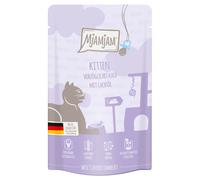 MjAMjAM Buste Kitten 12 x 125 g umido gatto - Vitello & Olio di Salmone
