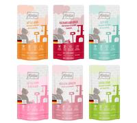 MjAMjAM Buste Pacco misto 12 x 125 g umido gatto - Mix: Pollo, Manzo, Tacchino, Gamberetti & Pollo, Cervo, Pollo & Salmone