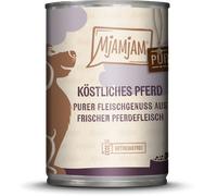 MjAMjAM Sapore autentico di carne 6 x 400 g Umido cane - Cavallo puro