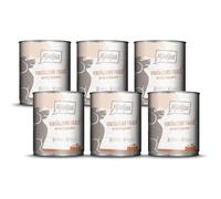 MjAMjAM - Cibo umido Premium per cani - Struzzo gustoso accompagnato da mele succose, confezione da 6 (6 x 800g), senza cereali con carne extra