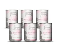 MjAMjAM - cibo umido premium per gatti - deliziosi gamberetti su pollo succoso, confezione da 6 (6 x 400 g), senza cereali con carne extra