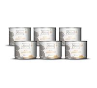 MjAMjAM - Cibo umido premium per gatti - DUO di pollo e vitello teneri con zucca al vapore, confezione da 6 6 x 200g, senza cereali con carne extra, Pollo + vitello, Confezione da 6 (6 x 200 g)