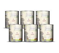 MjAMjAM - Cibo umido premium per gatti - naturalmente delizioso - Maiale BIO, confezione da 6 (6 x 800 g), senza cereali con carne extra