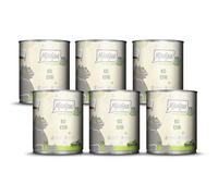 MjAMjAM - Cibo umido premium per gatti - naturalmente delizioso - manzo BIO, confezione da 6 (6 x 800 g), senza cereali con carne extra