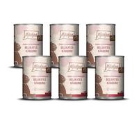 MjAMjAM - cibo umido premium per gatti - puro piacere della carne - delizioso canguro, confezione da 6 (6 x 400 g), senza cereali con carne extra