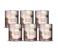 MjAMjAM - cibo umido premium per gatti - puro piacere della carne - delizioso canguro puro, confezione da 6 (6 x 800 g), senza cereali con carne extra