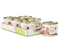 MjAMjAM - cibo umido premium per gatti - puro piacere della carne - delizioso puro cavallo, confezione da 6 (6 x 200 g), senza cereali con carne extra
