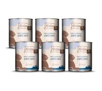 MjAMjAM - cibo umido premium per gatti - puro piacere della carne - tenera anatra pura, confezione da 6 (6 x 800 g), senza cereali con carne extra