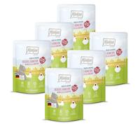 MjAMjAM - Cibo umido premium per gatti - Quetschie - Chicks & Friends pollo delicato con fragole fruttate, confezione da 6 (6 x 300g), senza cereali