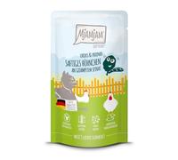 MjAMjAM - Cibo Umido Premium per Gatti - Quetschie - Chicks & Friends Pollo succoso con Spinaci al Vapore, Confezione da 1 (1 x 125g), Senza Cereali