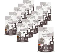 MjAMjAM - cibo umido premium per gatti - Quetschie - delizioso cavallo su zucca al vapore, confezione da 12 (12 x 125 g), senza cereali con carne extra