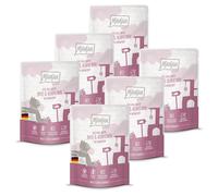 MjAMjAM - Cibo umido premium per gatti - Quetschie - DUO a base di tenera anatra e succoso pollo con carotin, confezione da 6 (6 x 300g), senza cereali con carne extra