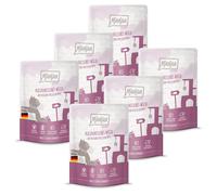MjAMjAM - Cibo umido premium per gatti - Quetschie - gioco culinario con mirtilli rossi freschi, confezione da 6 (6x300g), senza cereali